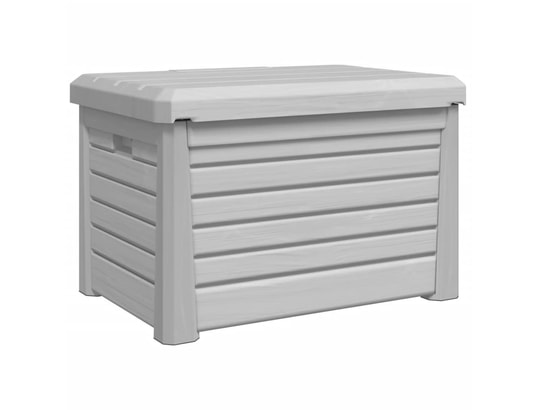 VIDAXL - Coffre Boîte à coussins d'extérieur gris 73x50,5x46,5 cm polypropyl...