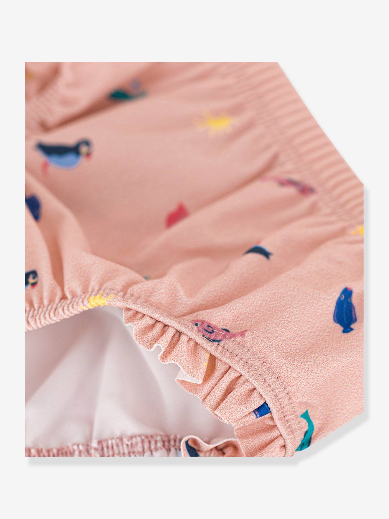 Cueca de biquíni rosa PETIT BATEAU