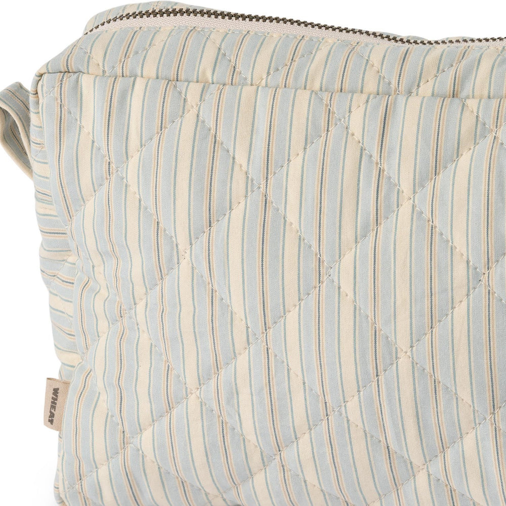 Køb Wheat Blue Ocean Stripe Wash Taske Small Ziggy