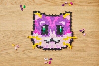 Plus-Plus Puzzle By Number Byggesett Kattunge 500 Deler