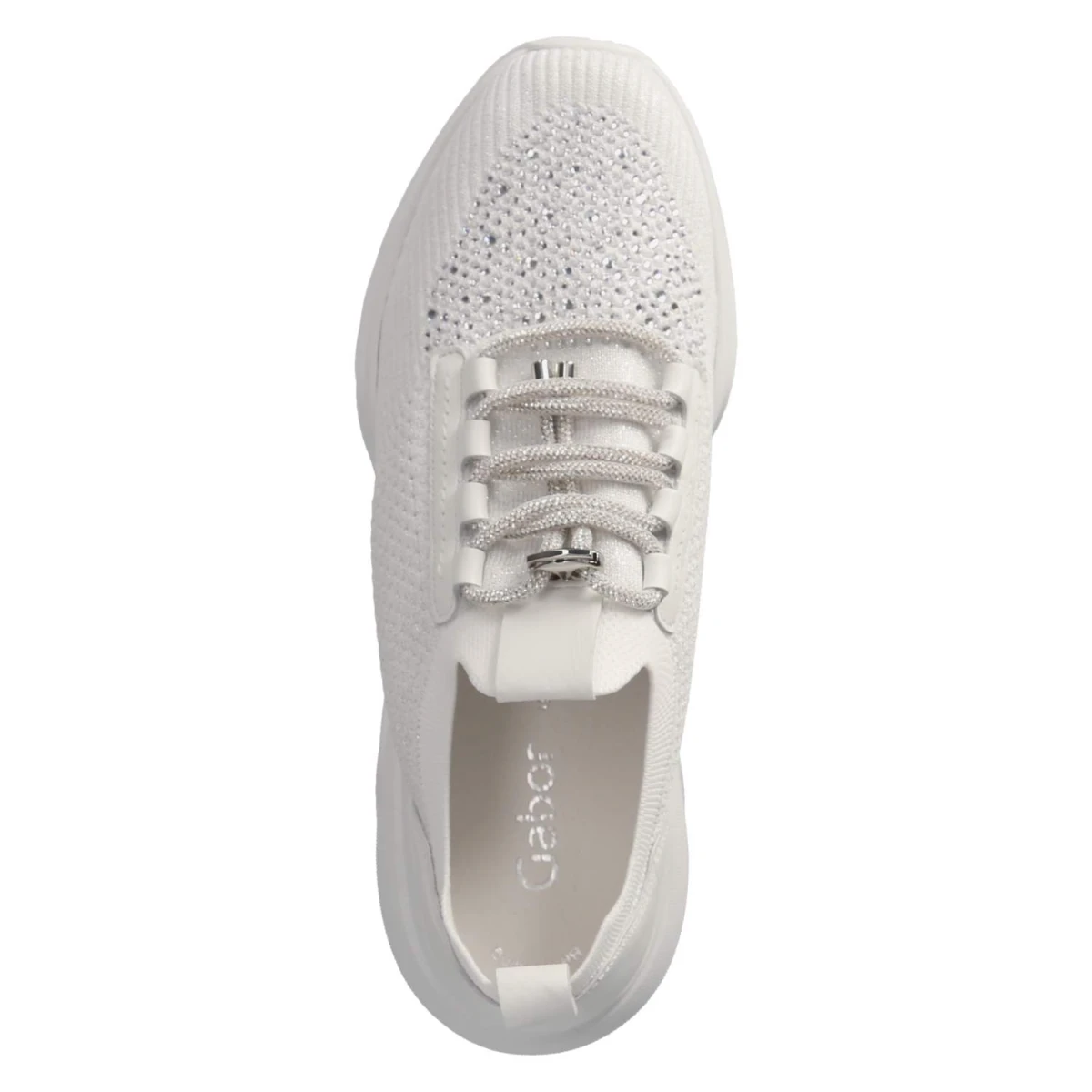 GaborLow Sneaker - weiss (Glitter)