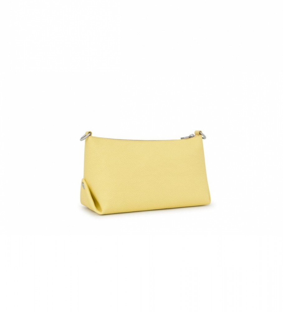Bolsa transversal de couro Tous tamanho balão amarelo