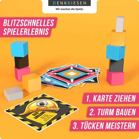 Denkriesen Ranklotzen - Auf die Klötze, fertig, los! 4 Spieler Edition