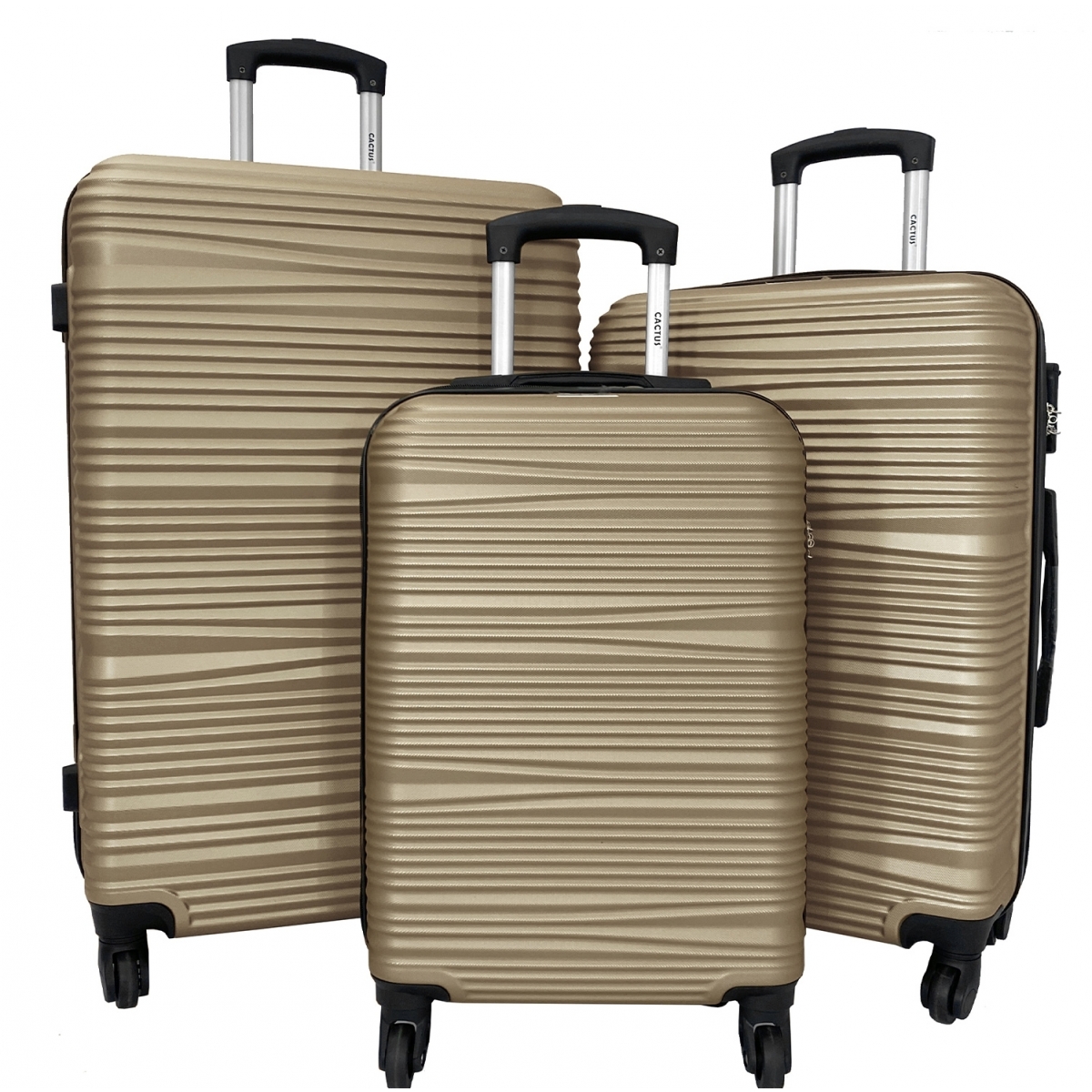 Cactus Lot 3 valises dont 1 valise cabine rigides Cactus ABS