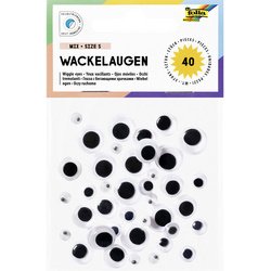 Oeil vacillant, mélange, taille: S, autocollant