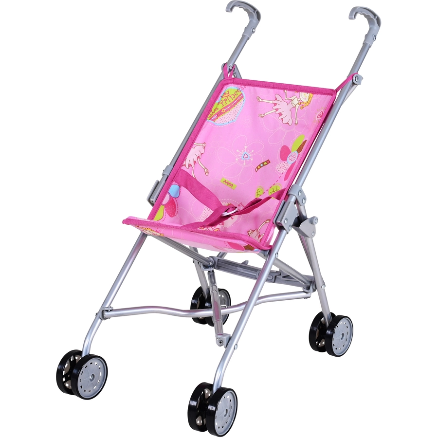 knorr toys® Puppenbuggy Sim - pink little princess