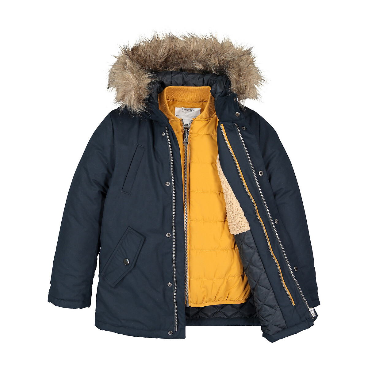 LA REDOUTE COLLECTIONS Parka quente com capuz, 3 em 1