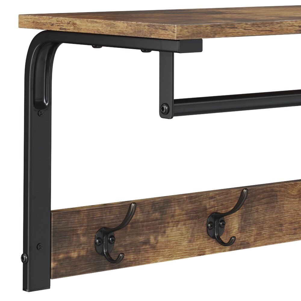 Vicco Wandgarderobe Hängegarderobe Garderobe Fyrk 100cm Ablage 4 Haken Wandregal