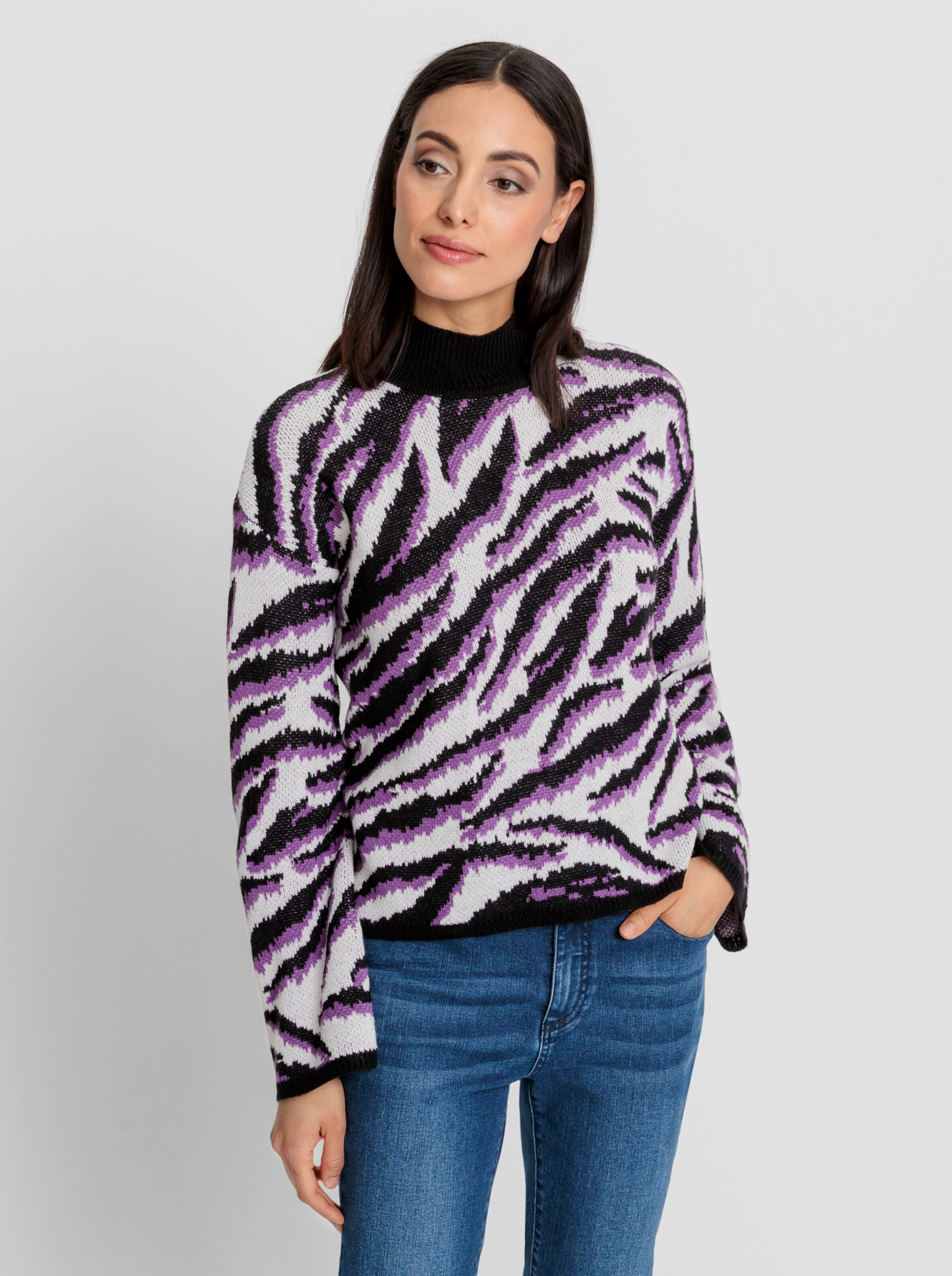 Jacquard-Pullover
