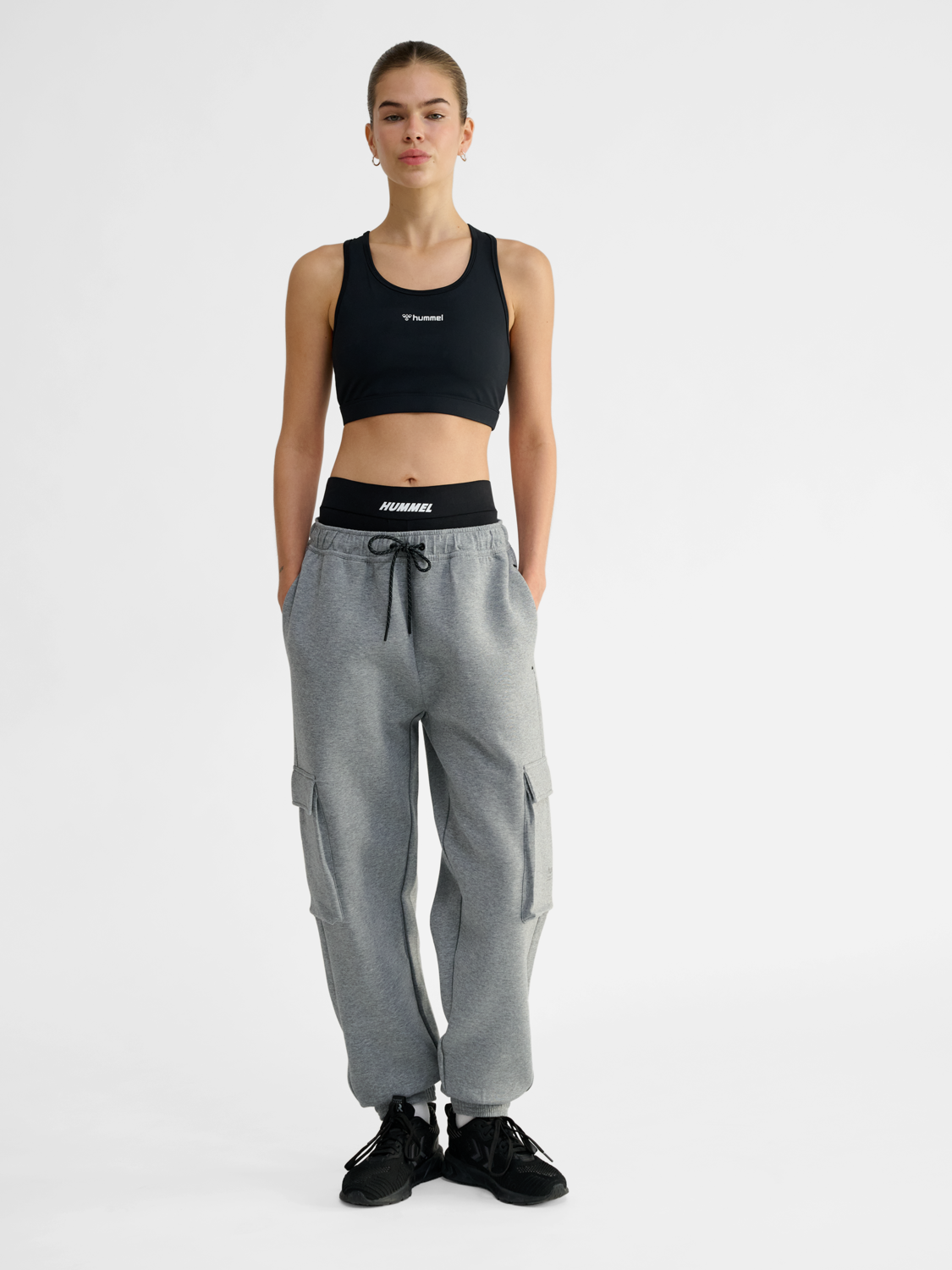 hmlTECH FLEECE LOOSE CARGO PANTS