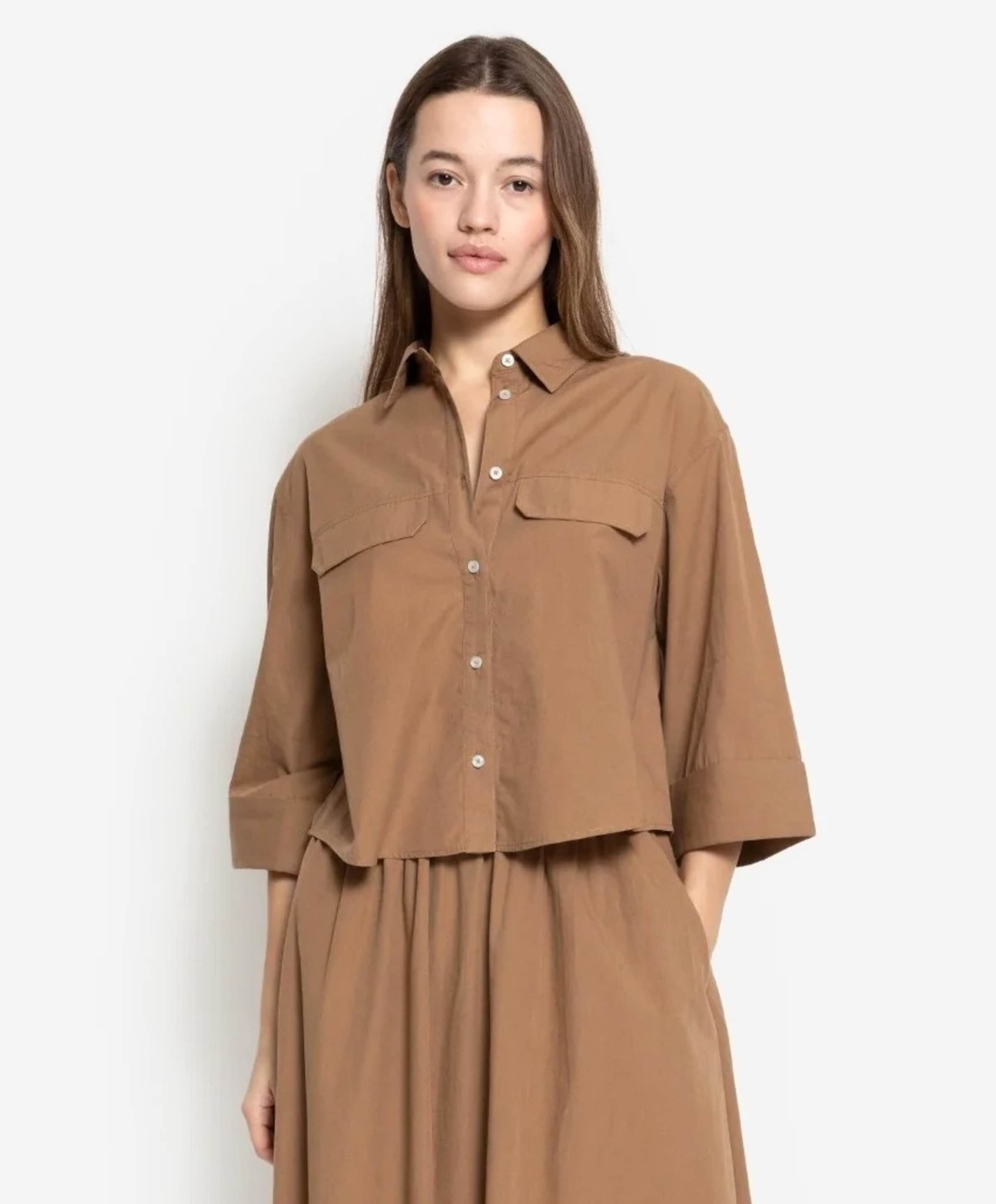 Âme Antwerp Dames blouse beige
