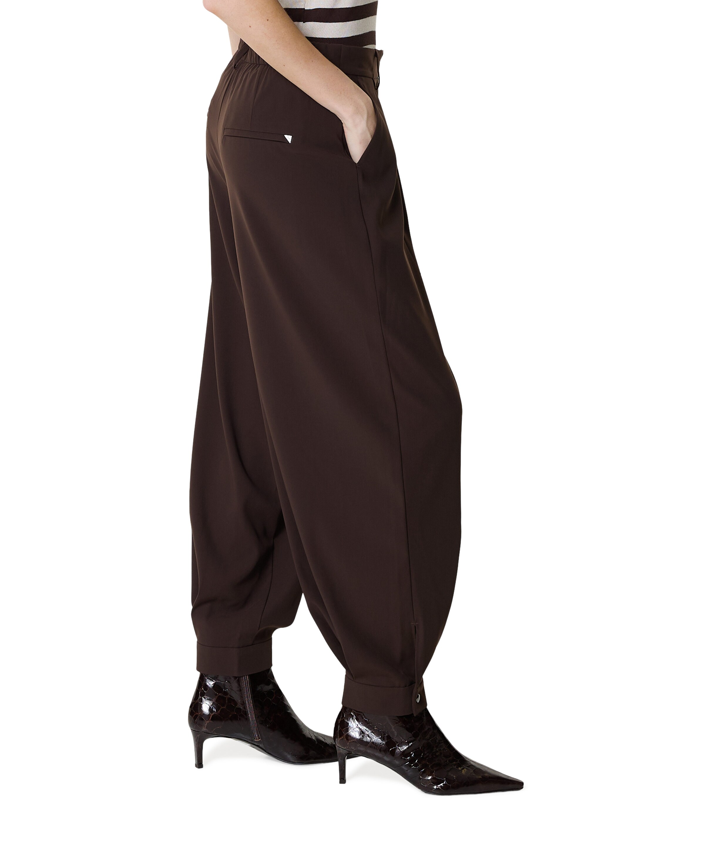 MAC BALLOON dames pantalon bruin