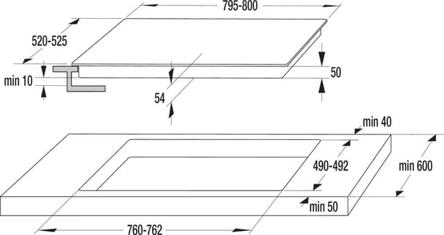 Hisense Kogeplade HI8432BSCWF