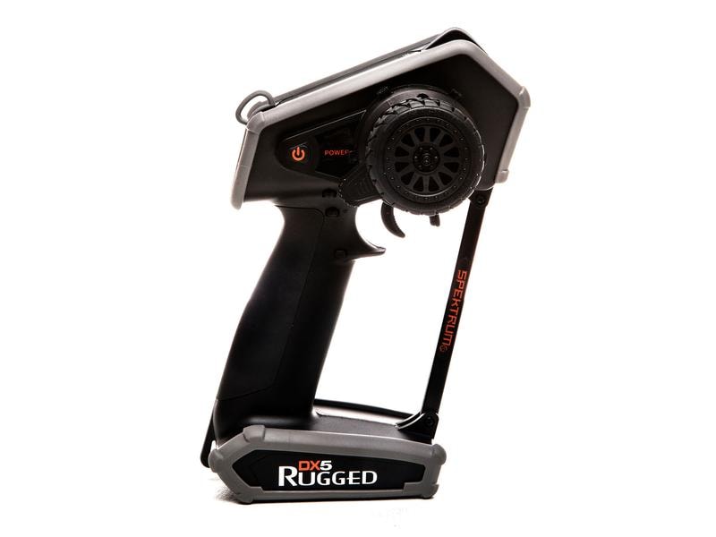Spektrum Fernsteuerung DX5 Rugged DSMR mit SR515 Solider 5-Kanal Sender für RC Fahrzeuge