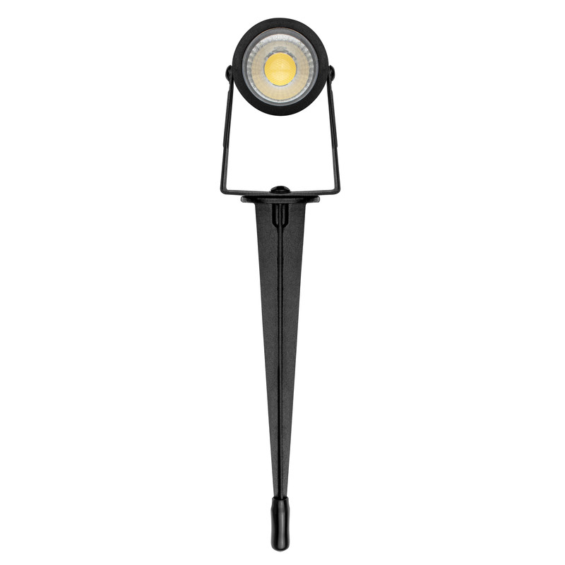 Luceco LED Tuinspot met grondpen IP66 3W 200lm 4000K Zwart