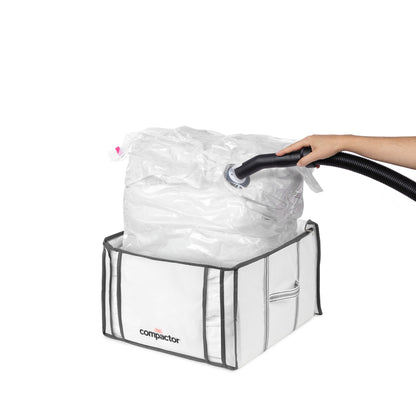 Pack Couette 140x200   housse de rangement sous vide Life taille M