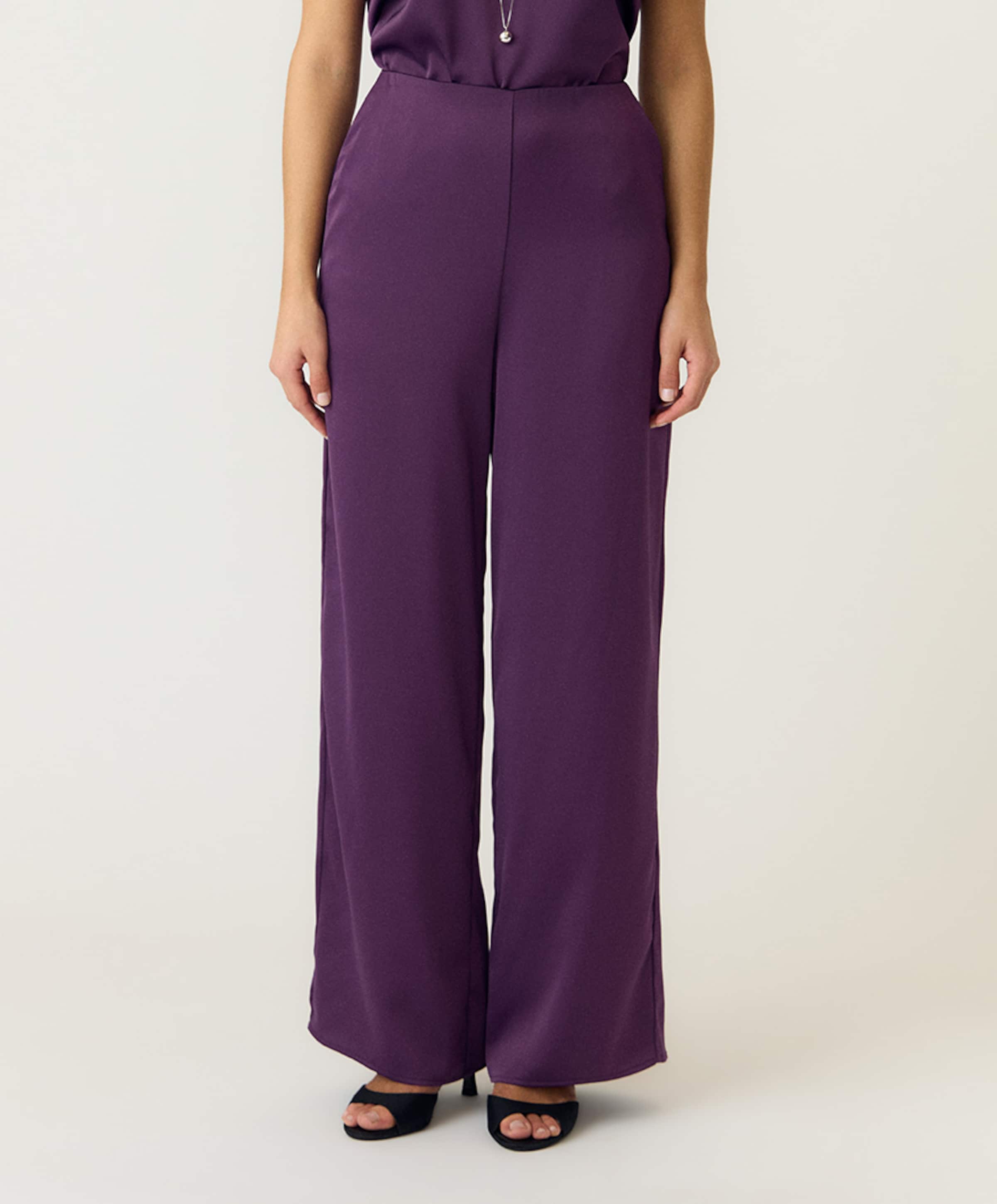 Y.A.S. YASPELLA HW WIDE S. NOOS dames broek paars