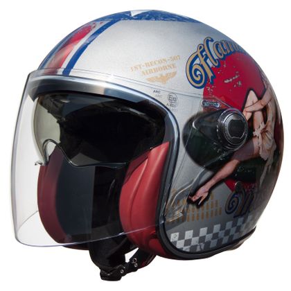 Casque Premier VANGARDE PIN UP - Gris