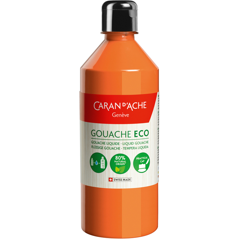 Caran d'Ache Gouache Eco, 500 ml, orange, 1 Stück