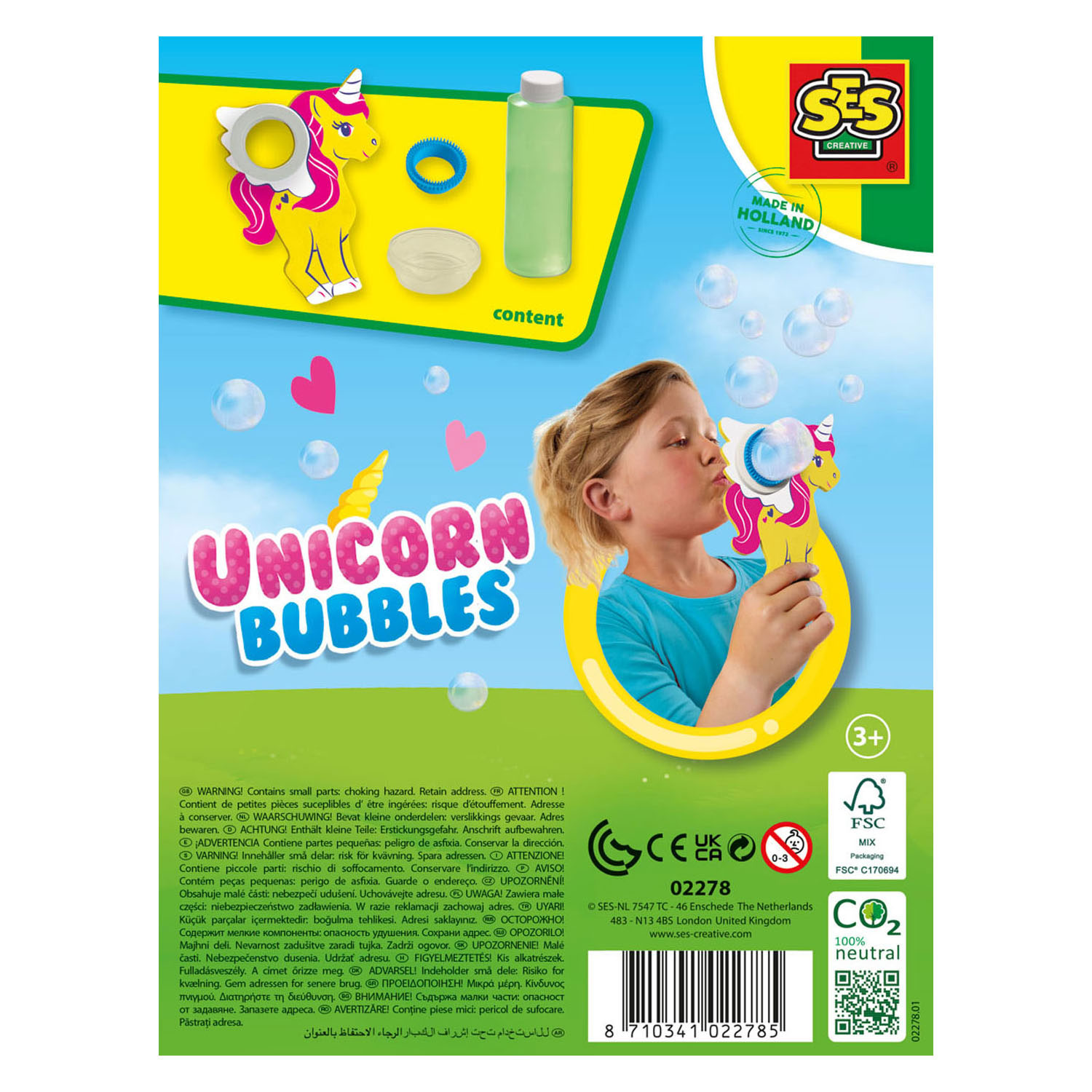 SES Unicorn Bubbles Bellenblaas