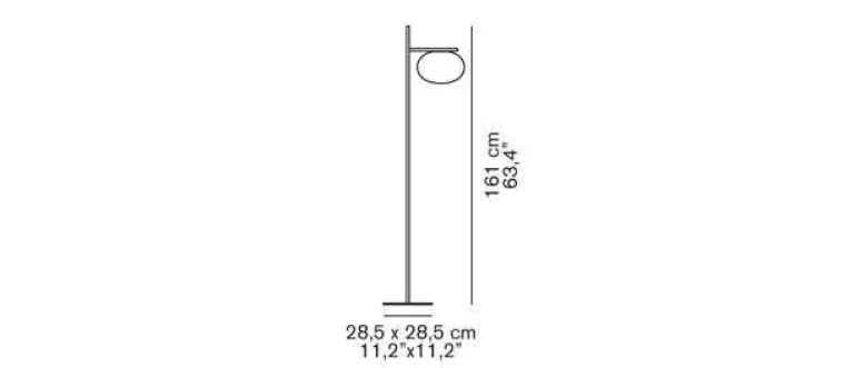 Oluce Alba vloerlamp