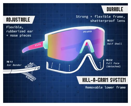 Paire de Lunettes Pit Viper Try-Hard The Moontower Cat 3