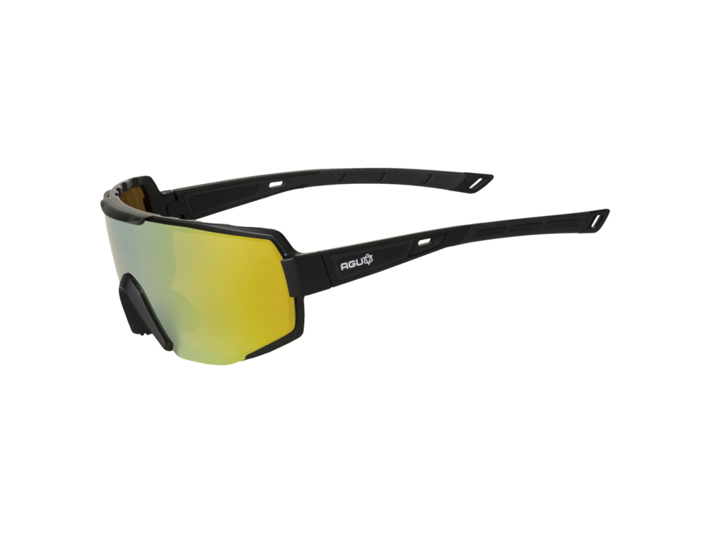AGU Bold Cykelbriller Sort/Guld