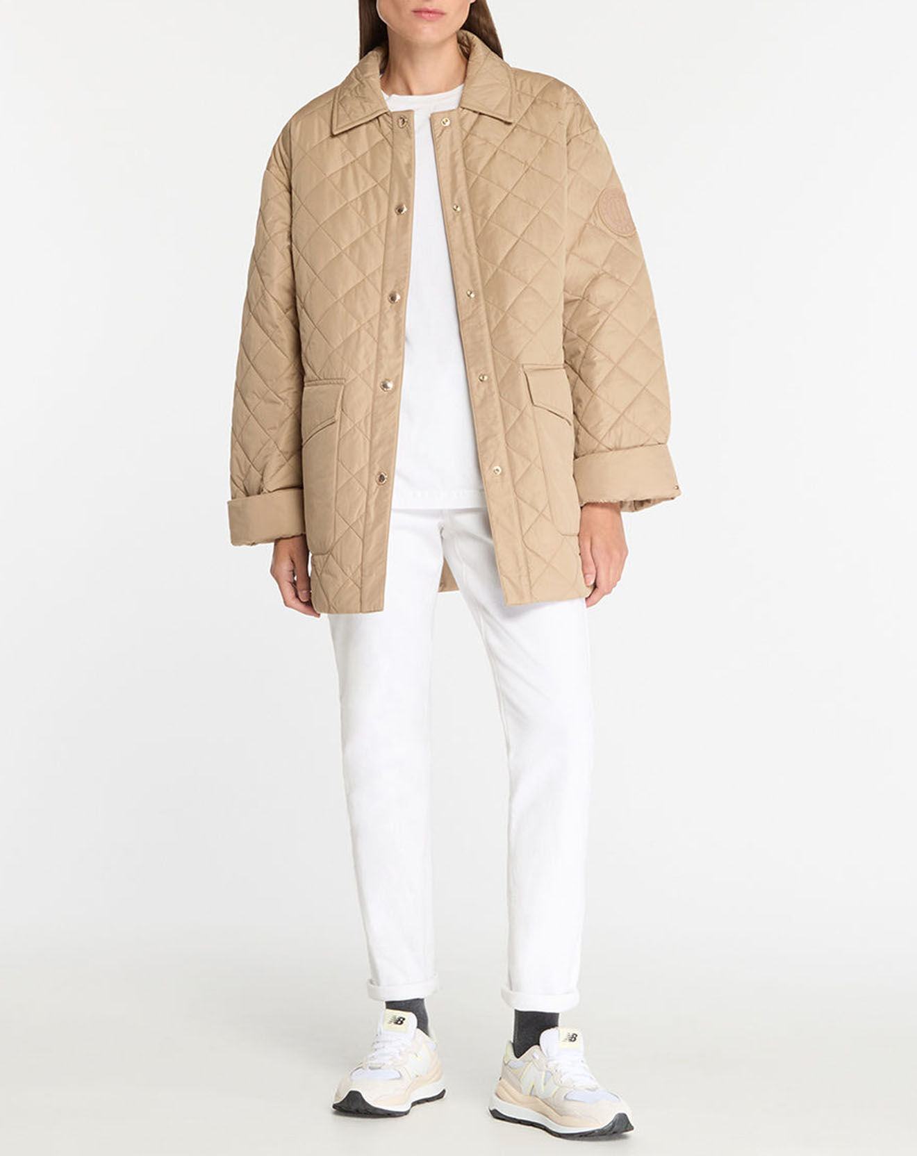 Tommy Hilfiger Manteau Quilted beige