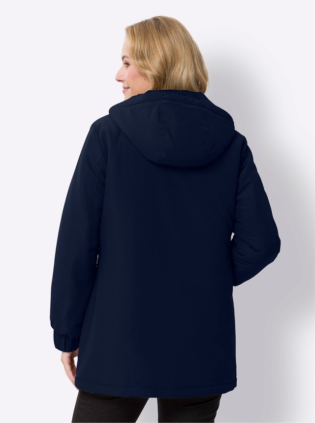 Classic Basics Langjacke mit Kapuze