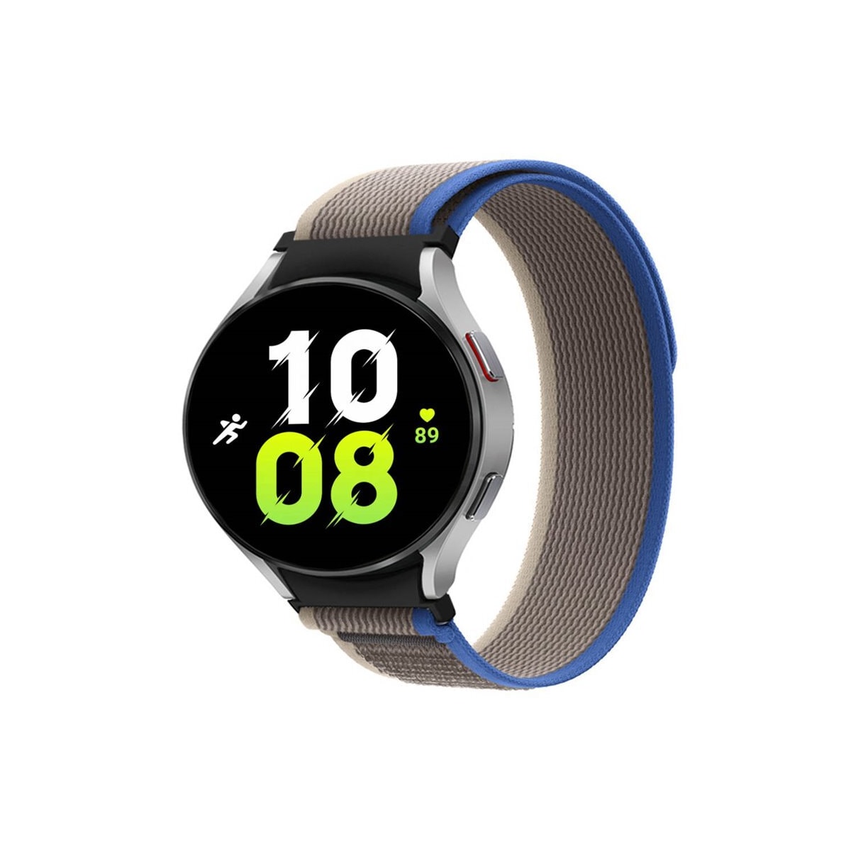 Tactik nylon armbånd Samsung Galaxy Watch 5 (44mm) - Blueroom grey