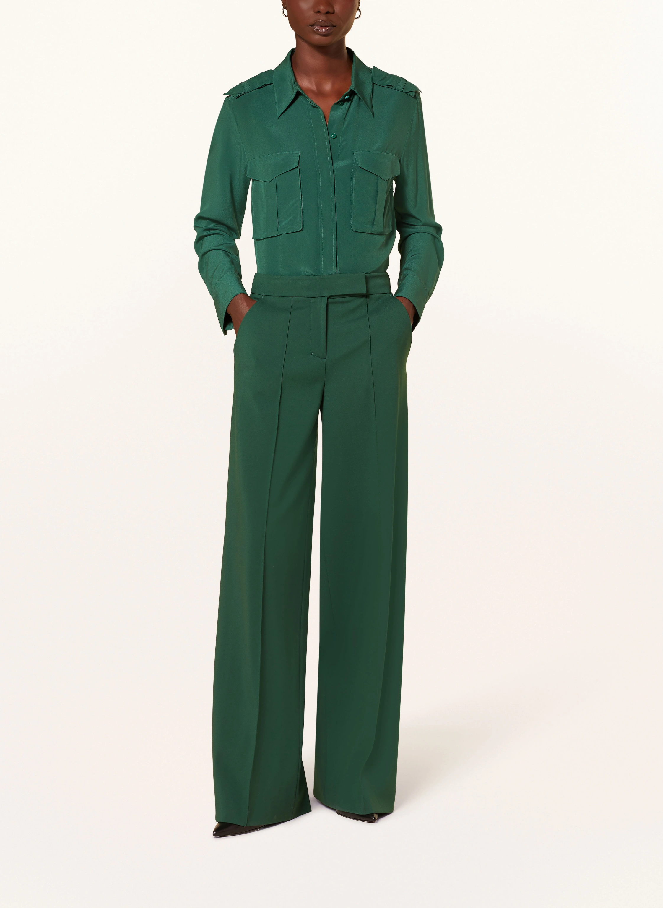 DOROTHEE SCHUMACHER Hemdbluse STRIKING VOLUMES aus Seide