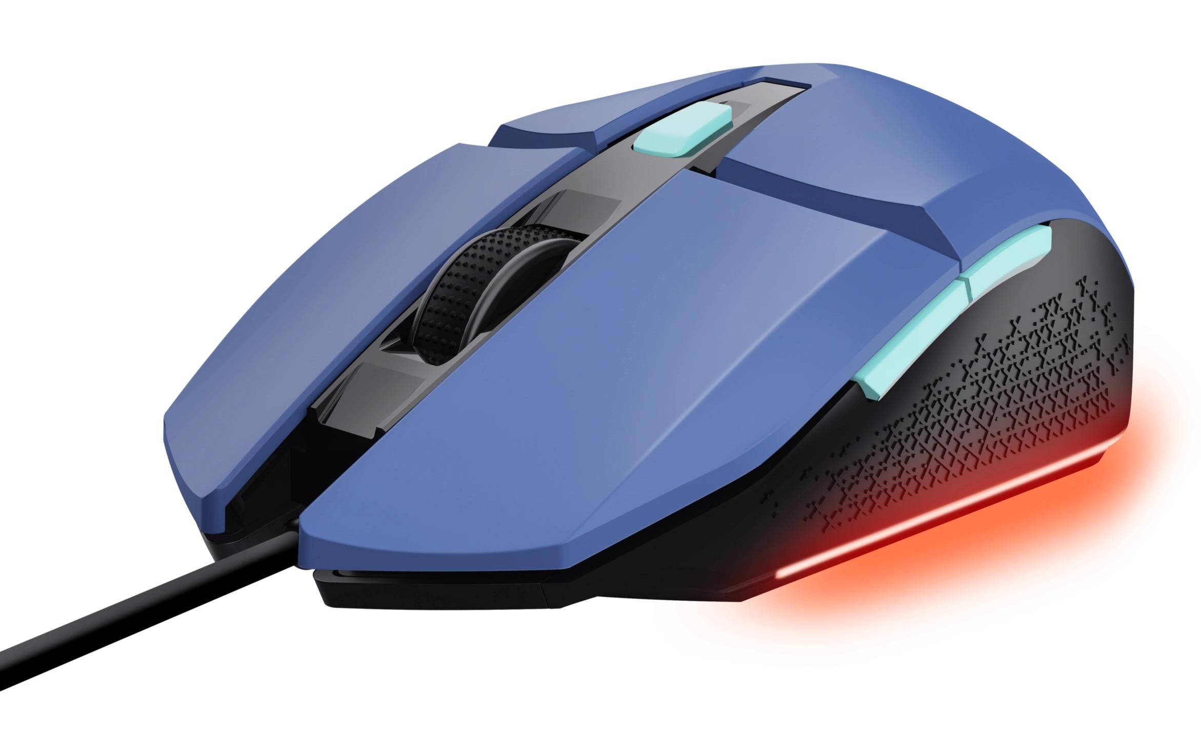 Gaming-Maus GXT109B FELOXTrust GXT109B FELOX Maus Gaming Beidhändig USB Typ-A 6400 dpi