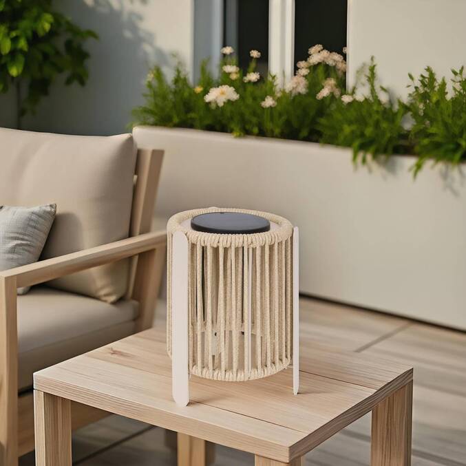 Lanterne solaire LINY Argile
