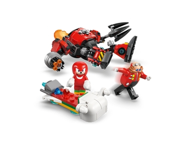 LEGO Knuckles vs. Dr. Eggman Egg Crusher mecha (77005)