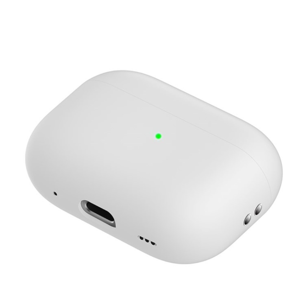 AirPods Pro 2 / AirPods Pro Silikon Case Schutzhülle Abdeckung - Weiss (Matt)