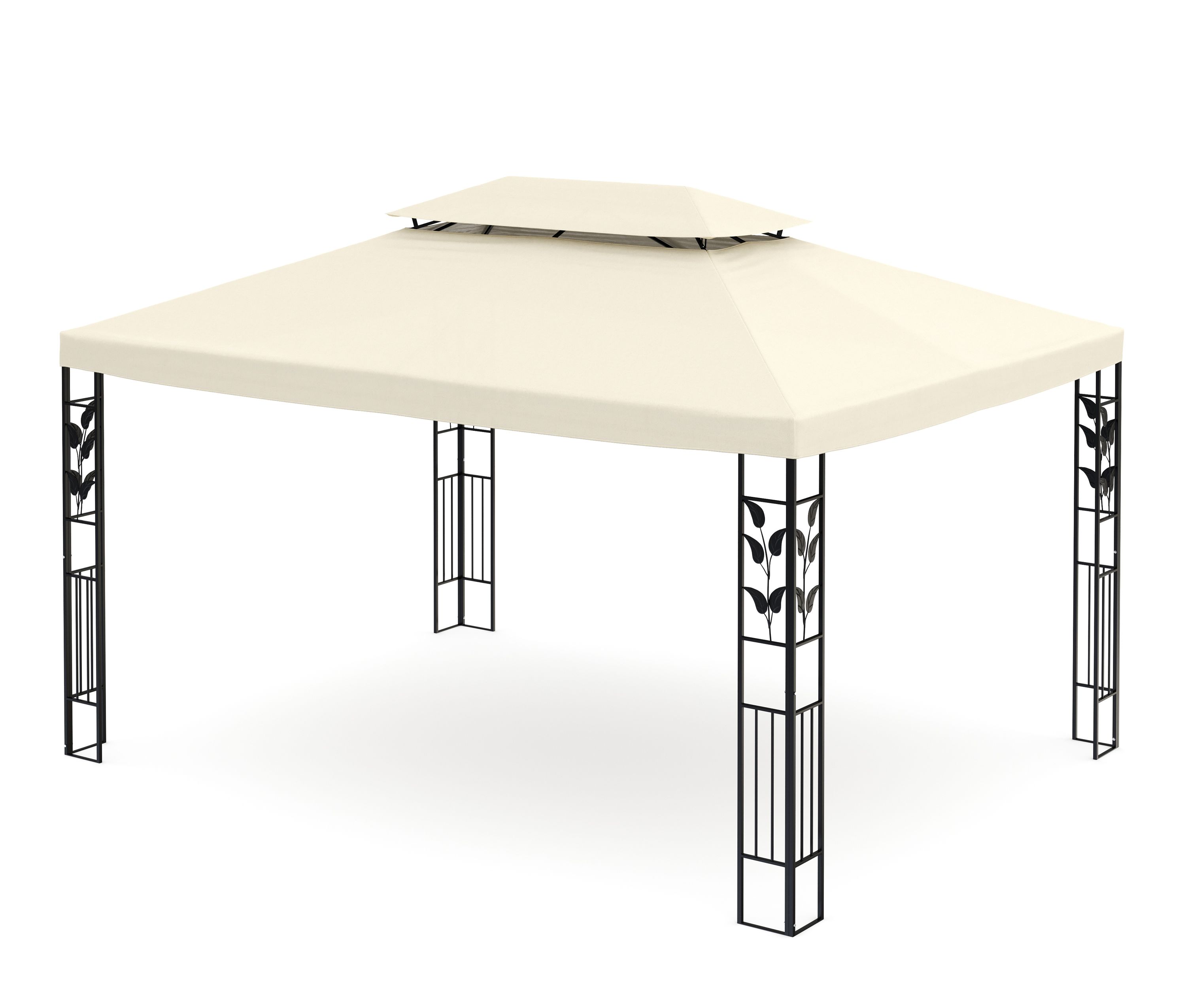 Gartenpavillon ZEN 4 x 3 m beige