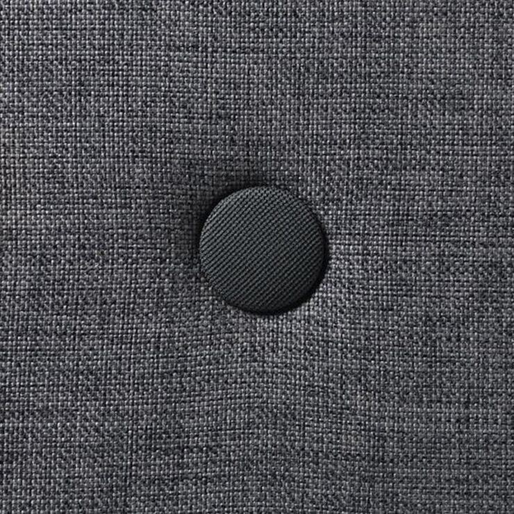 by KlipKlap KK 3 fold sofa Mørk grå m. mørk grå knap