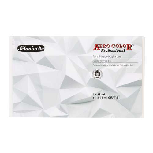 SCHMINCKE AERO COLOR® Professional Airbrushfarben, 5er-Set