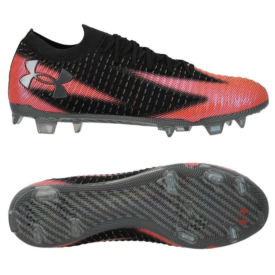 Under Armour Shadow Elite 3.0 FG - Noir/Ares Red/Metallic Gun Metal