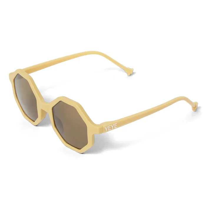 YEYE Lunettes de Soleil | Jaune moutarde