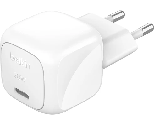 Belkin 30W USB PD Wall Charger with PPS - White