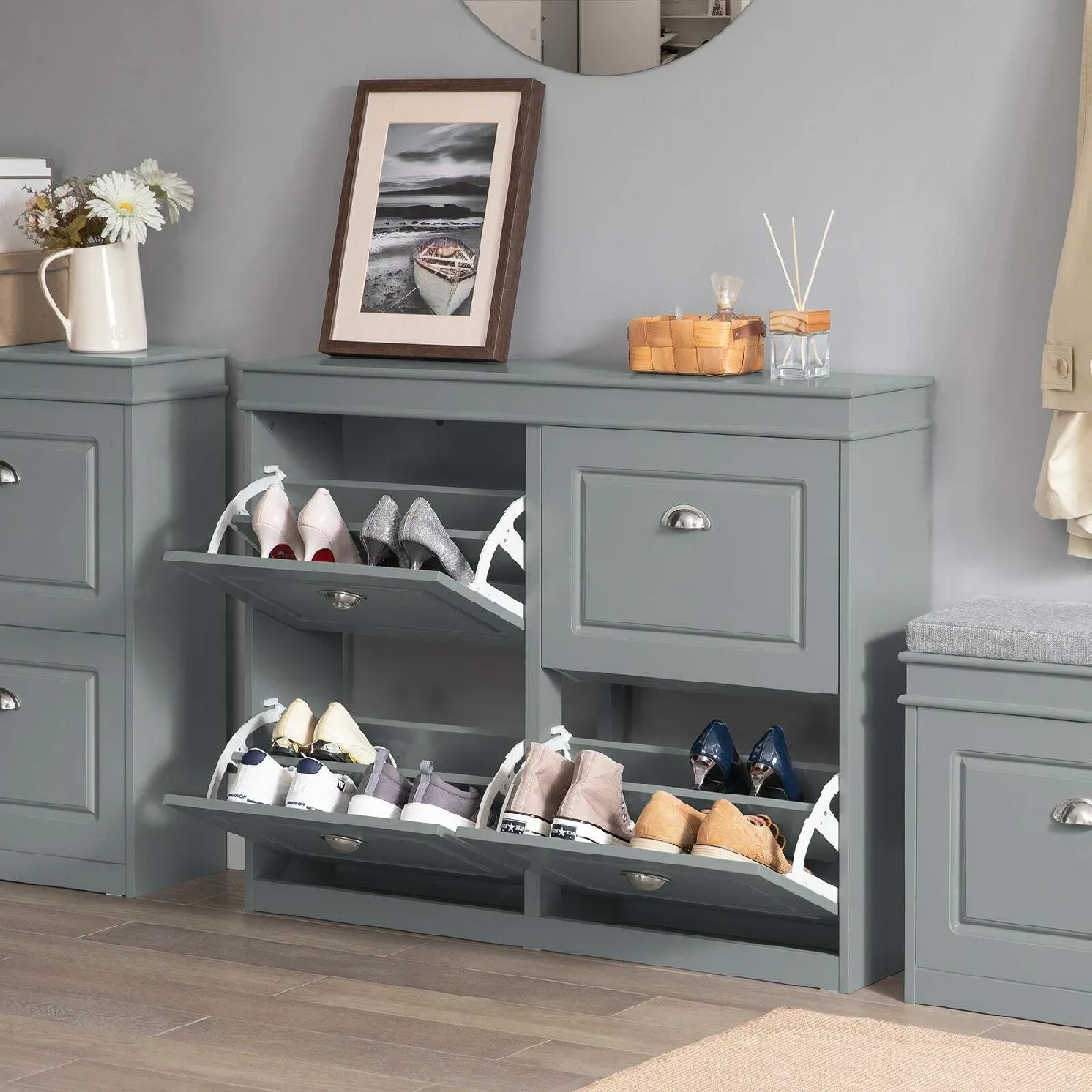 SoBuy Meuble de rangement pour chaussures