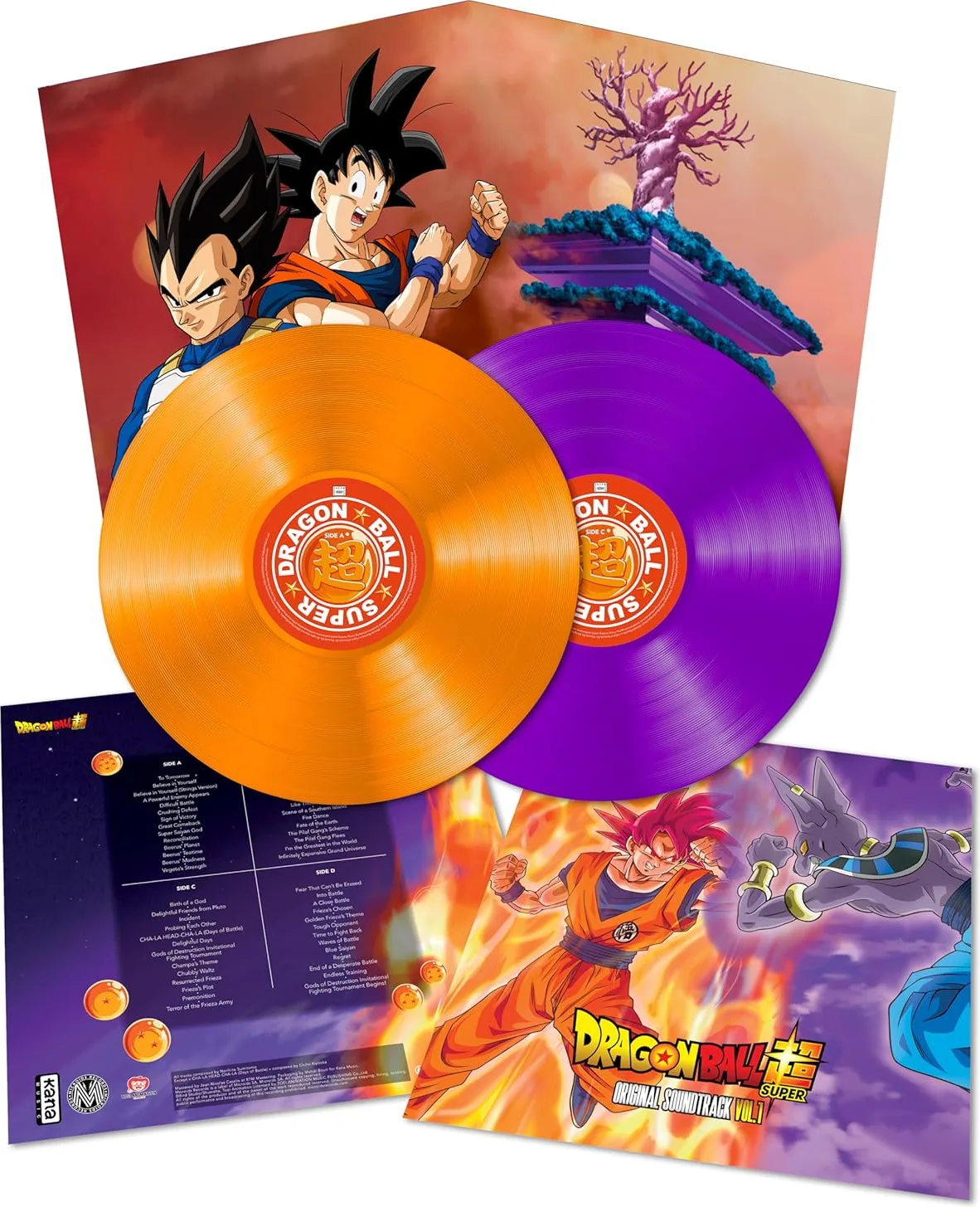Dragon Ball Super Original Soundtrack Volume 1 Édition Limitée (2 LP) Disques vinyle Bande originale