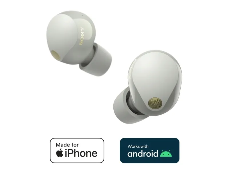 [OUTLET] - Sony WF-1000XM5 - Ægte trådløse øretelefoner med mik. - i øret - Bluetooth - aktiv støjfjerning - sølv