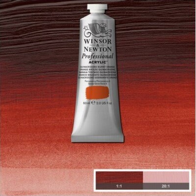 Winsor & Newton - Akrylmaling - Quinacridone Burnt Orange 60 ML