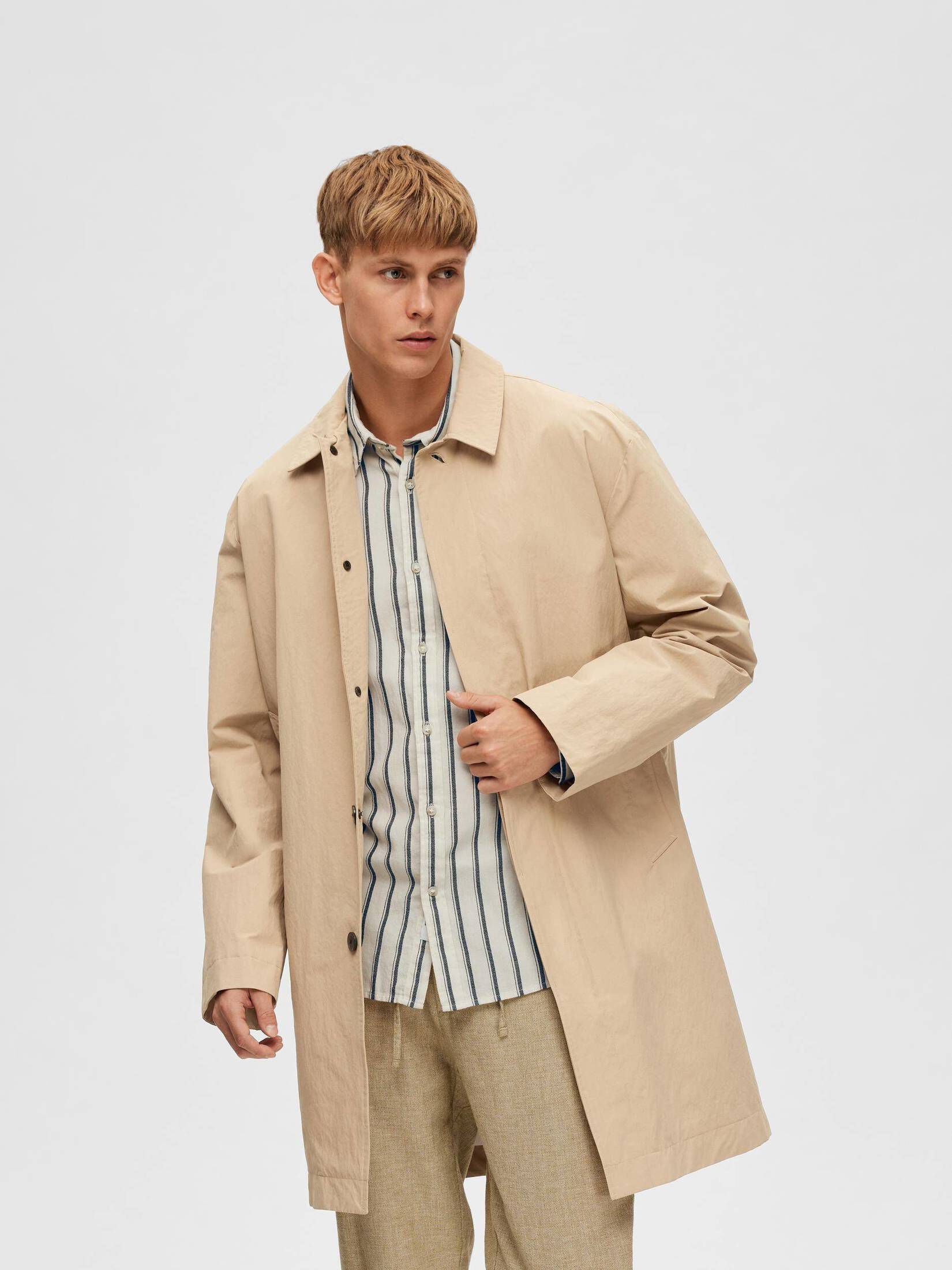 Selected Homme| Herren Kurzmantel SLHDALTON MAC COAT W NOOS