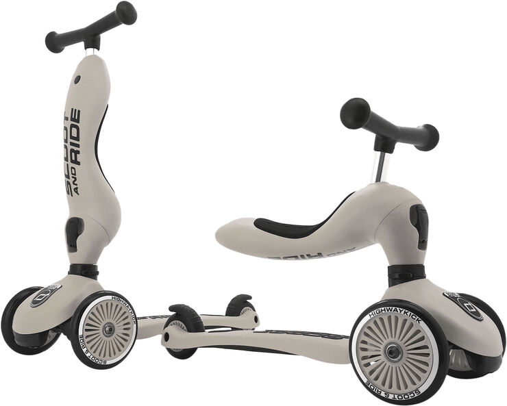 Scoot & Ride HIGHWAYKICK 1 - ASH Grå