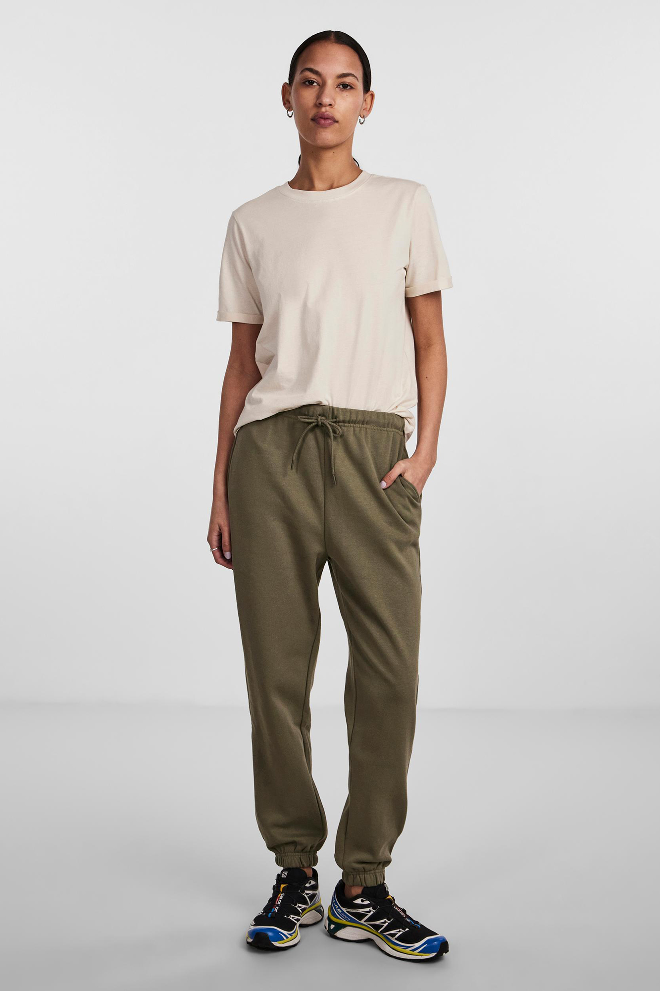 calça jogger de fleece