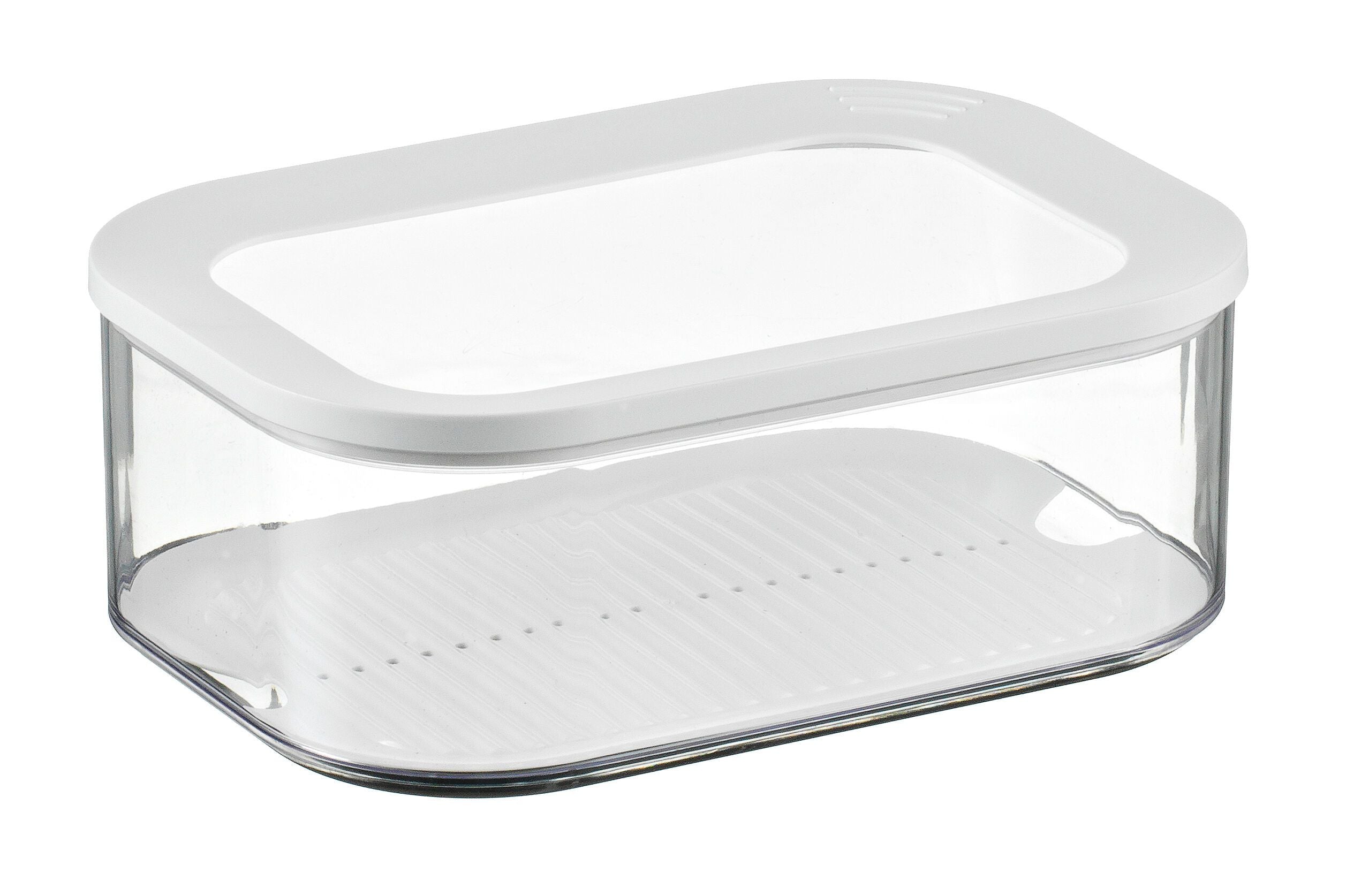 MEPAL MODULA Vorratsdose - Weiss, Transparent / B: 22.5 cm x T: 16.0 cm x H: 8.6 cm