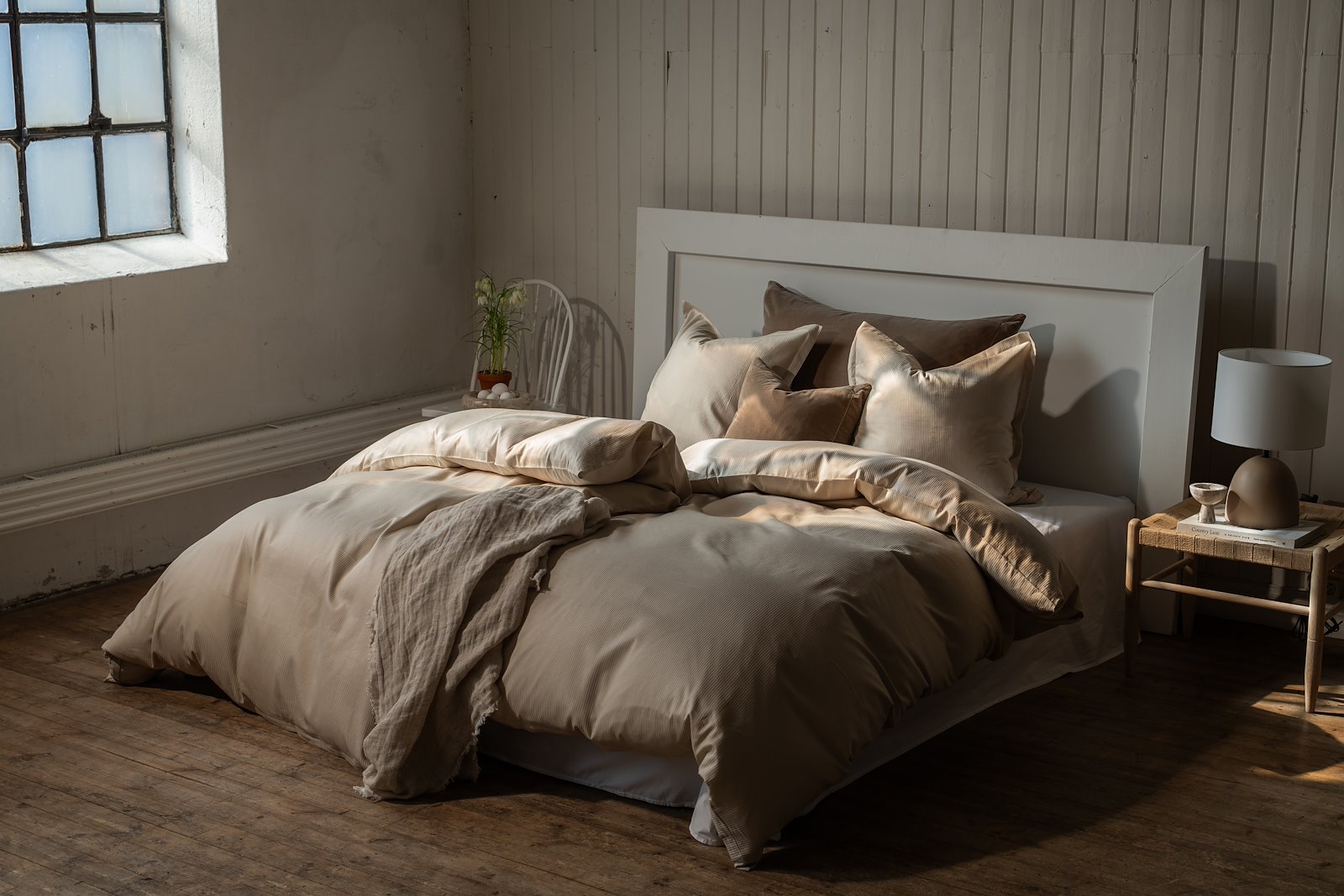 Turistripa sengesett Beige 140x220 cm